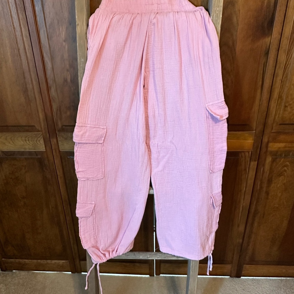 Pink Cargo Pants